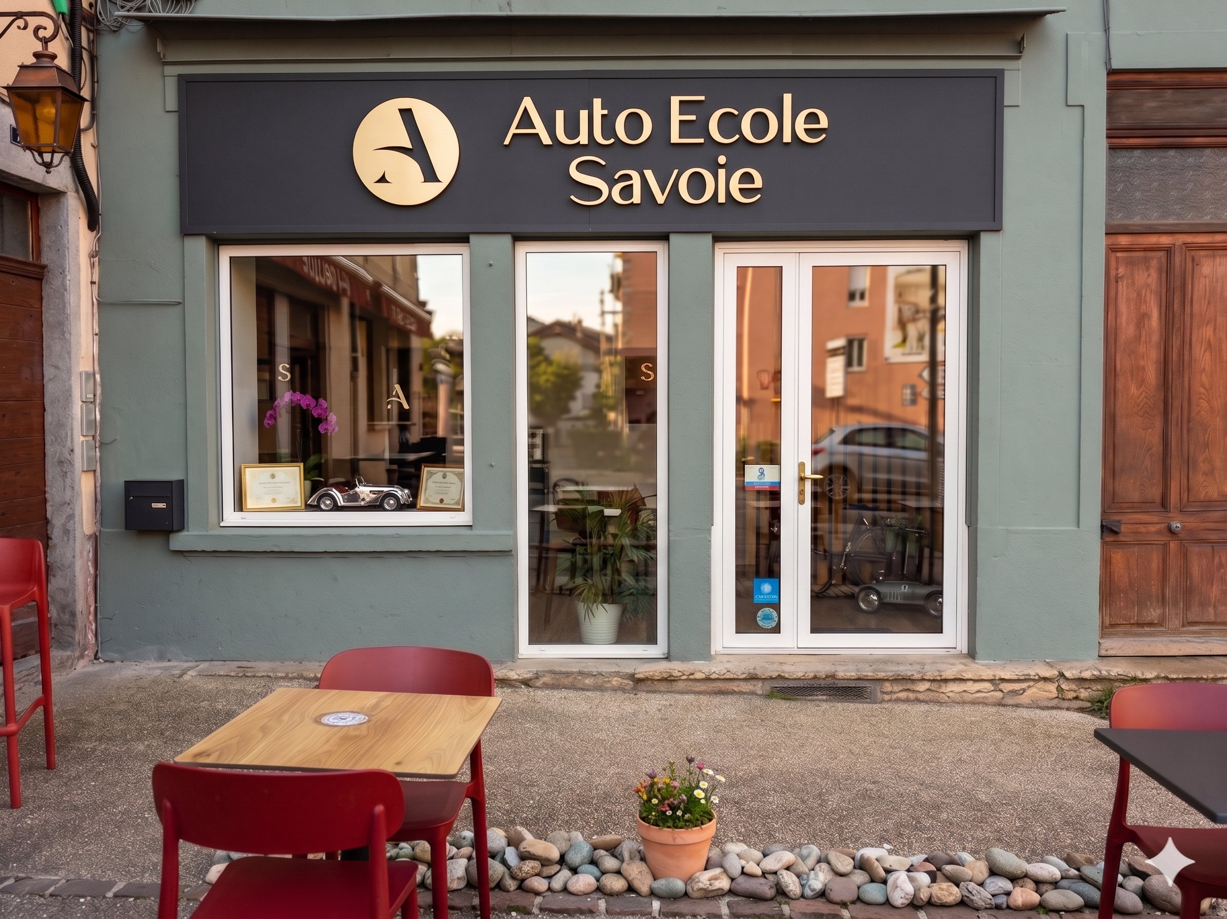 Auto-école Pontcharra - façade de l'Auto-École Savoie