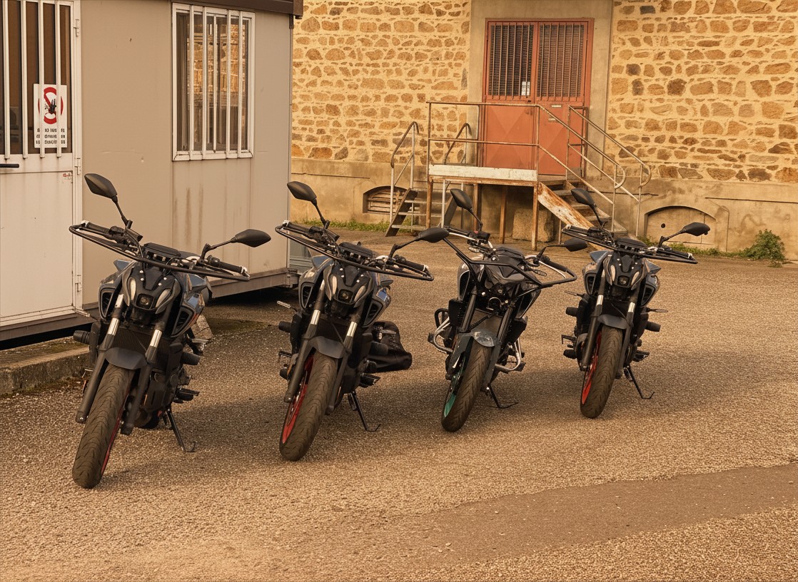 Auto-école Pontcharra - parc moto de l'Auto-École Savoie
